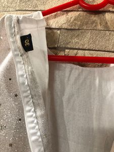 Silver Frock For Christmas