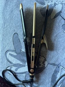Vega 3in1 Straightener Curler And Crimper