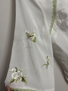 White Cheongsam top