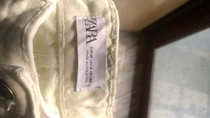 Zara Lemon Green Jeans
