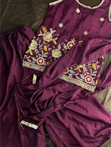 Embroidered Kurta Set with Dupatta