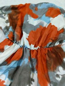 Bohemian Print short top