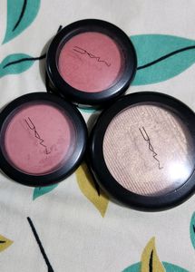 Mac Blush And Highlighter Trio