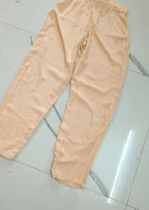 3 piece light Peach Embroidered Kurta st
