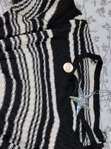 Chic Striped Knit Sweater