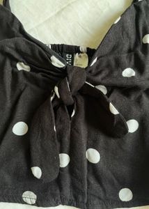 Polka Dot DIVIDED Top