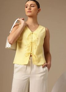 Chemistry Bow Yellow top