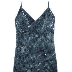 ZARA sequin Mini Slip Dress