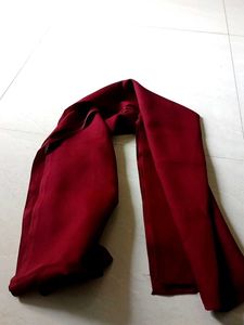 Deep Red Silk dupatta