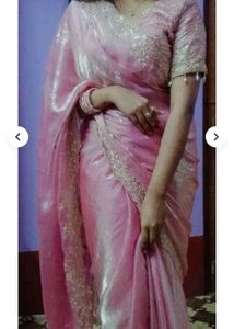 🌟Embroidered Silk Saree Blouse