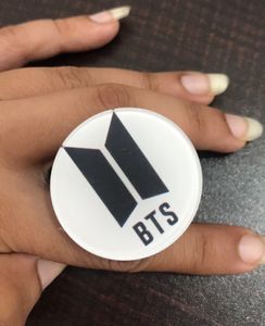 Pop Socket BTS Logo In Black &amp; White