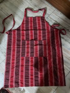 Striped Cotton Apron