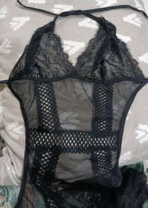 Sexy Erotic Lace Style Net Nighty