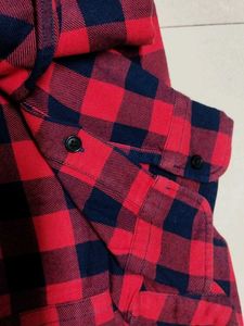 Red &amp; Black Plaid Shirt