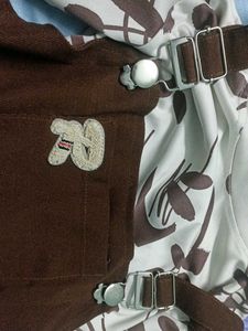 Chic coffee brown dress with top COMBO