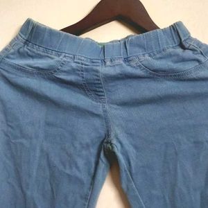 Blue Denim Jeggings