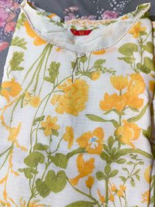Floral Print Kurta