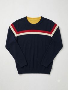 Men's Striped Knit Sweater