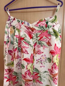Floral Print Off-Shoulder Maxi Dress
