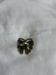 Silver Butterfly Statement Ring