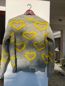 Korean Heart Pattern Sweater