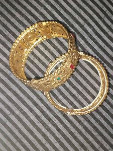 Gold-toned Bangles