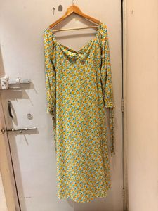 Chic Floral Print Midi Dress