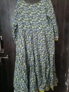 Elegant Floral Print Kurta