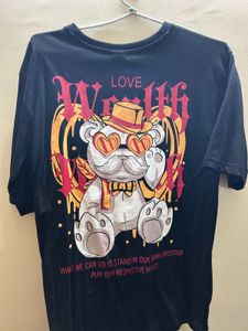 Graphic Print Teddy Bear T-Shirt