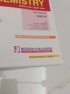Modern's ABC of Chemistry Class XI - Part I &amp; II