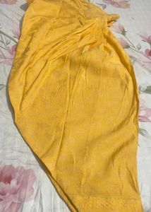 Yellow Embellished Salwar suit