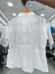 Chic Maroon &amp; White Ruffled Tunic Top