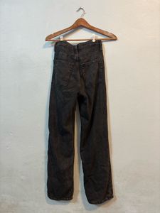 H&amp;M Classic Black Wash Wide Leg Jeans
