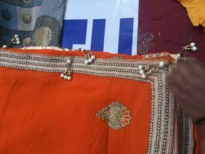 Party Wear Saree With Blouse