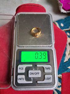 Elegant Gold Ring with Stone Accent