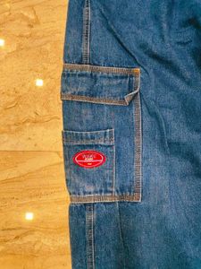 Vintage Wide Leg Cargo Unisex Jeans