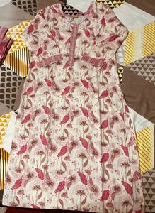 Floral Print Kurta Set with Dupatta