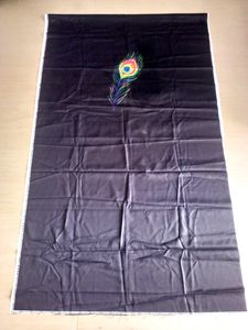 Black Mor Pankh Design Shirt Febric