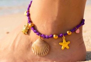 Boho Shell Charm Anklet