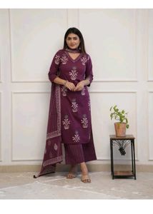 Kurti, Plazzo With Dupatta M Size