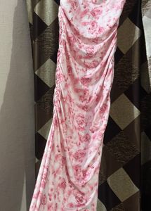 Floral Ruched Bodycon Dress