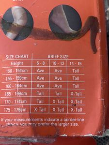 Razzamatazz Control Brief Tights 2 Pack X-tall