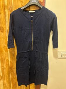 Navy Blue Casual Dress