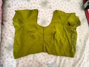 Olive Green Ethnic Blouse
