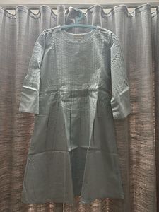 WESTSIDE XS Light Blue Pleated Kurta