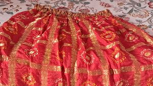 Beautiful Red Bandhej Lehenga 💃💃
