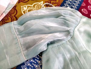 Elegant Sheer Blue blouse