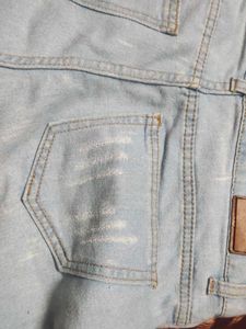 Distressed Denim Shorts
