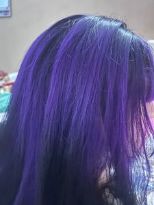 Purple and black ombre cosplay wig