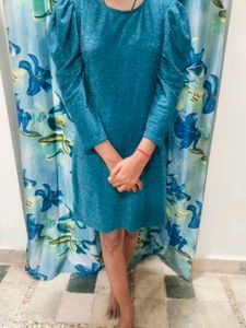 Sparkly Blue Party Dress